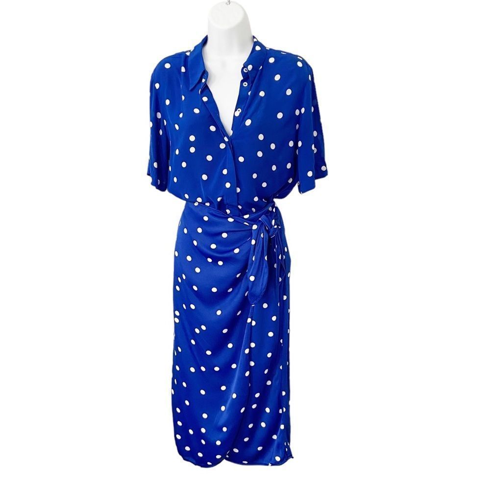 & Other Stories Polka Dot Set Skirt and Button Up Shirt size 4
